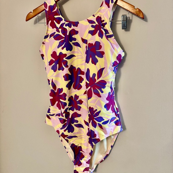 NWT JOE FRESH one piece swimsuit floral print - Picture 1 of 4